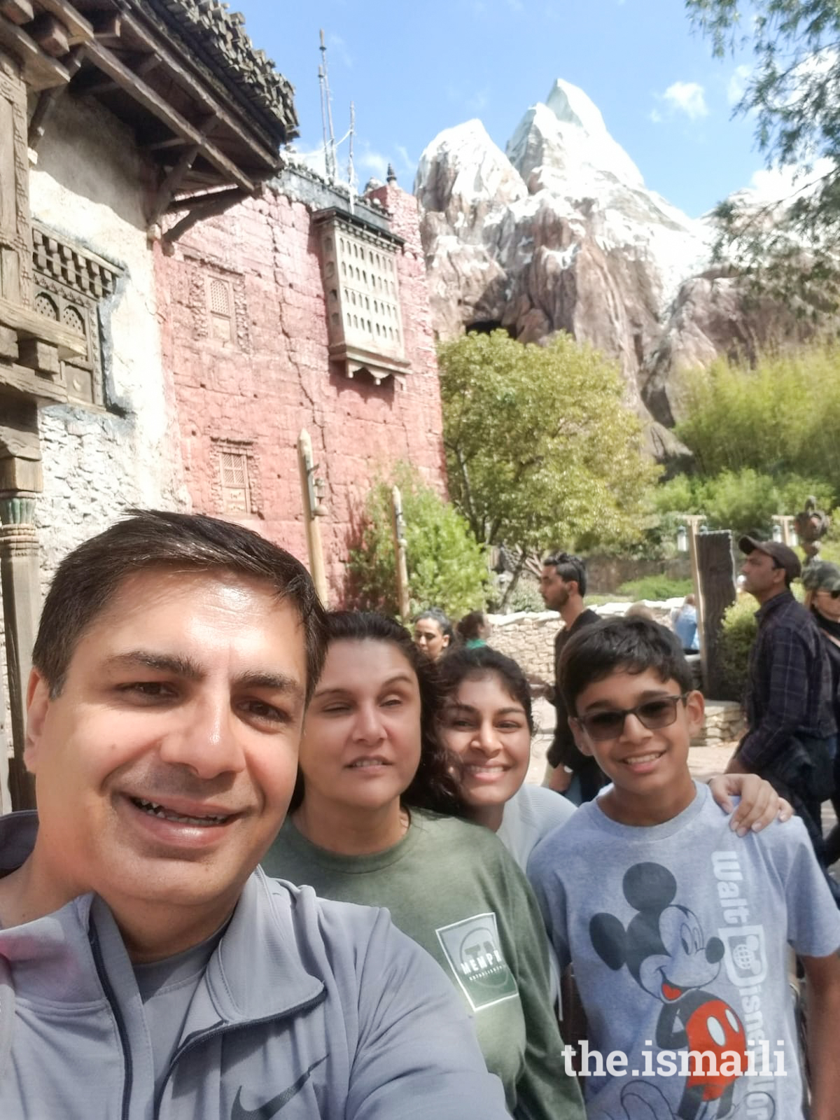 The Esani family at Disney Orlando.
