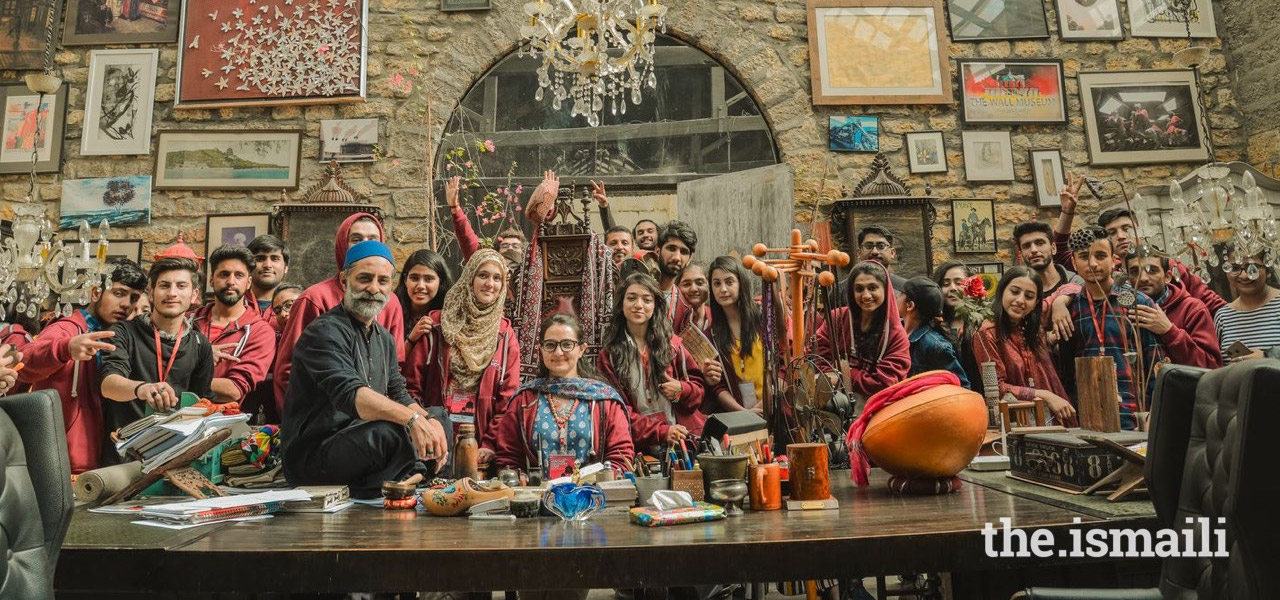 HDT participants at the Commune Artist Colony, a centre for arts and entertainment in Karachi.