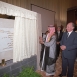 His Highness Sheikh Ahmed Bin Saeed Al Maktoum unveils the Foundation Ceremony commemorative plaque.