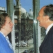 The late Baroness Margaret Thatcher, then Prime Minister, in discussion with Mawlana Hazar Imam during the opening of the Ismaili Centre. Ismaili Council for the UK