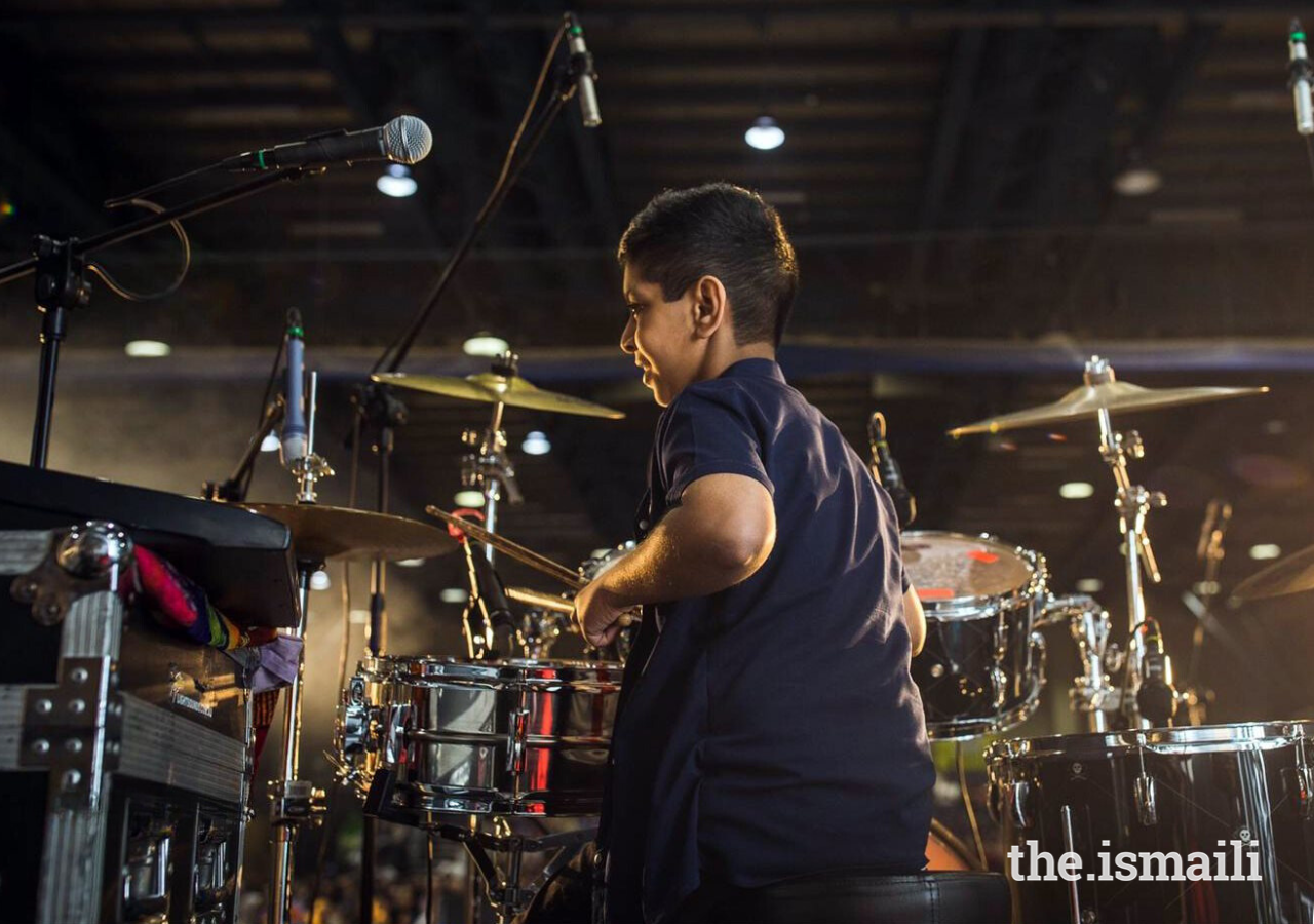 Eshan Lakhani started playing professional-level drums at six years of age.