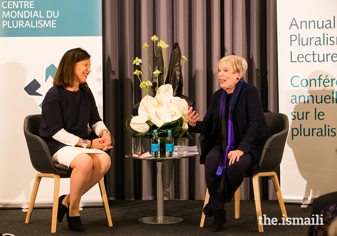 Karen Armstrong in conversation with the BBC’s Chief International Correspondent Lyse Doucet, following the Annual Pluralism Lecture.