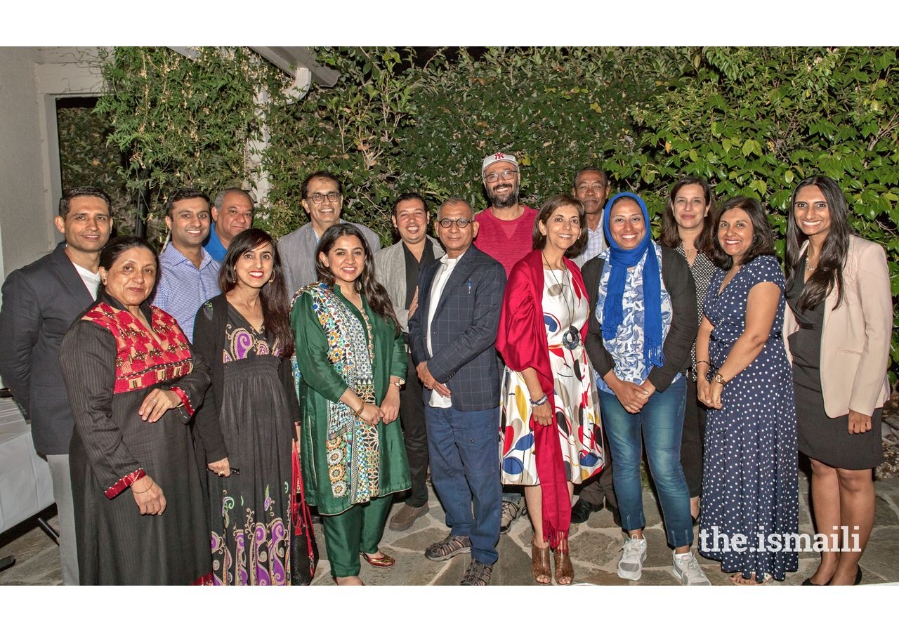 Guests at the dinner for guests from Egypt at Karim Gowani’s residence.