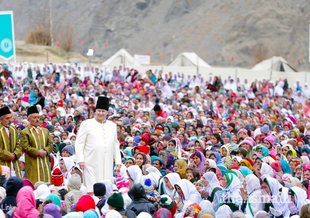 During his Diamond Jubilee year, Mawlana Hazar Imam visited the Jamat in various countries around the world, including Pakistan (pictured) in 2017.