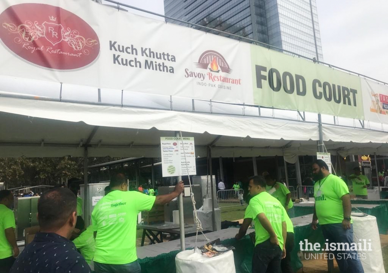 EPB-supported th Kuch Khatta Kuch Meetha stall at the AKF USA Walk in Houston.