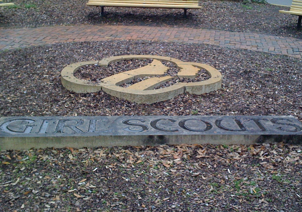 A tribute to the Girl Scouts in Savanah, GA, where Girl Scouts USA founder Juliette Gordon Low was from.