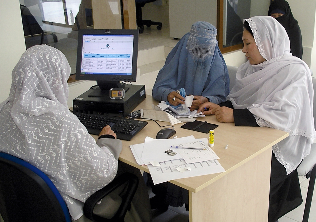  The First MicroFinance Bank in Afghanistan, a part of the Aga Khan Agency for Microfinance, opened the country’s first women-only branch in Kabul. 