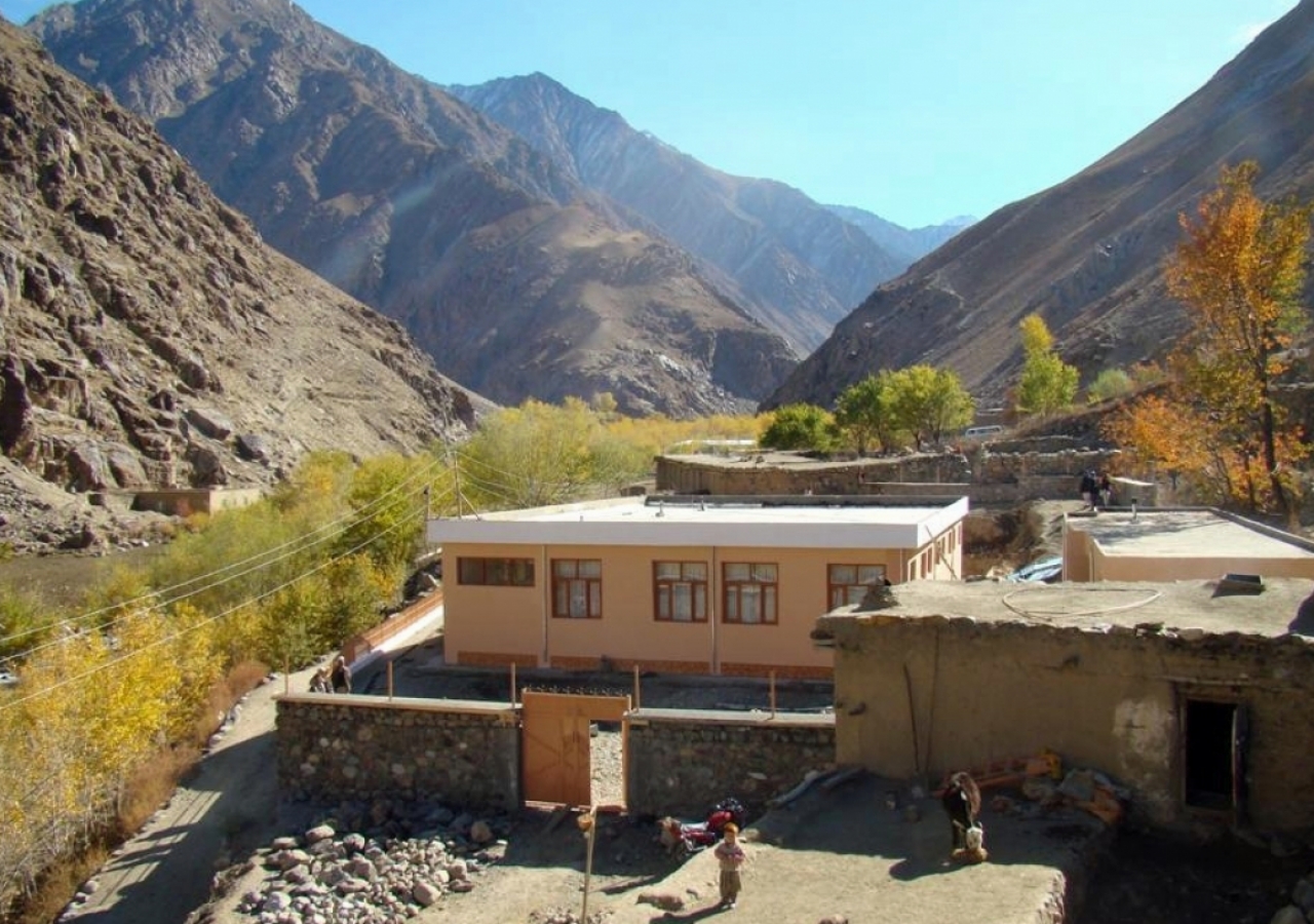 Kalacha Jamatkhana in the Warsaj district of Takhar Province, Afghanistan