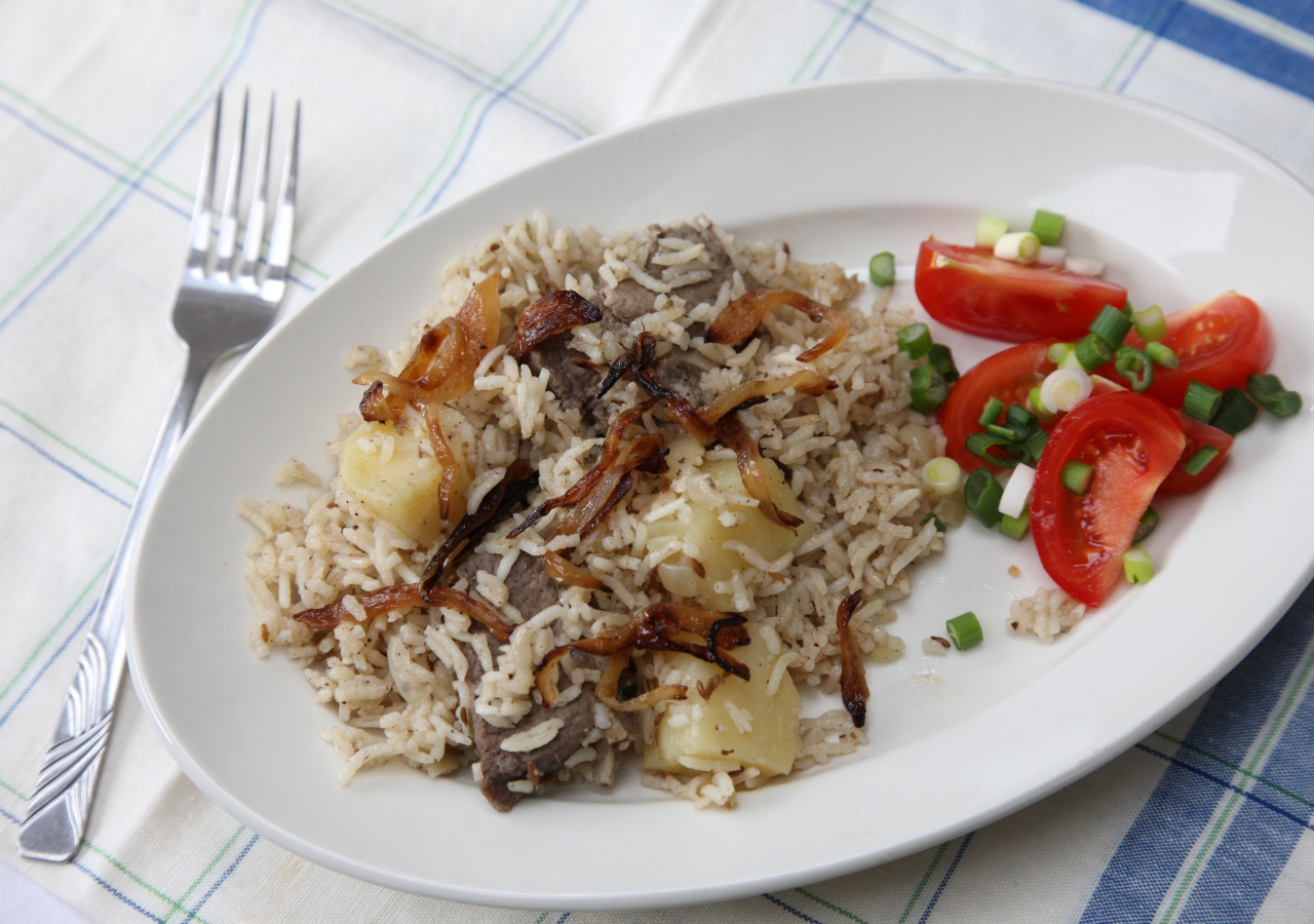 Meat Pilau from East Africa