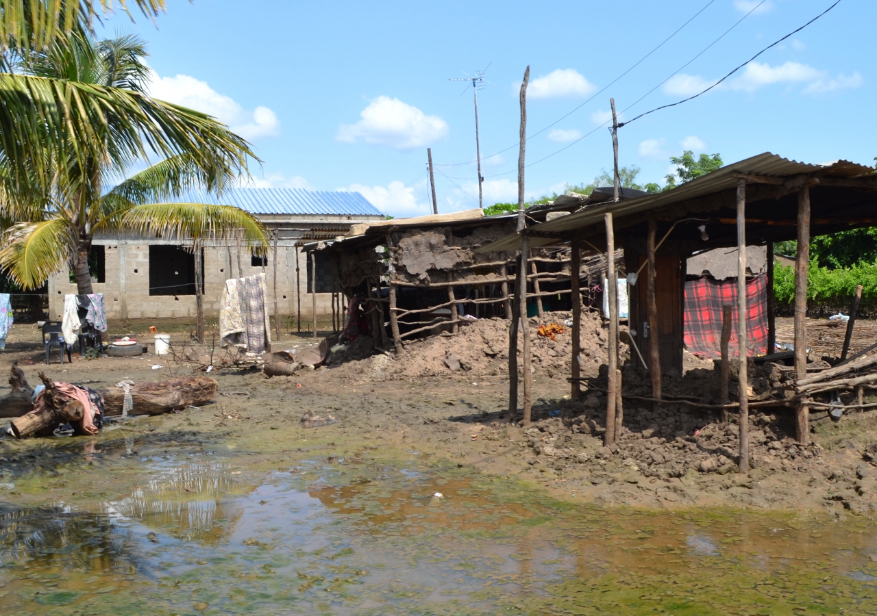 As with other flood-affected regions of the country, conditions in Chokwe, in the Gaza province of Mozambique, were not safe enough for residents to return in the wake of the disaster.