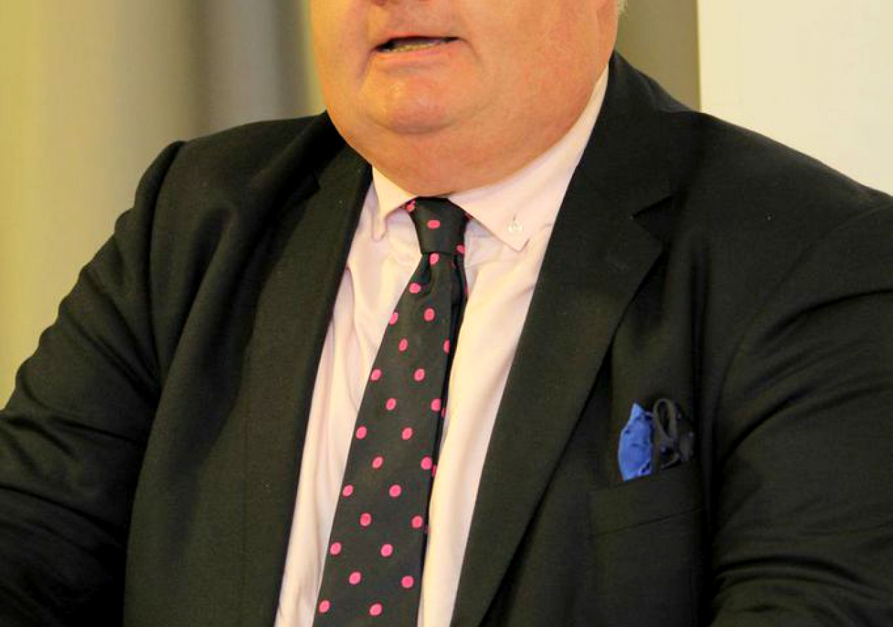 The Rt Hon Eric Pickles MP delivers remarks at a dinner hosted at the West London Jamatkhana as part of The Big Iftar on 21 July 2014.