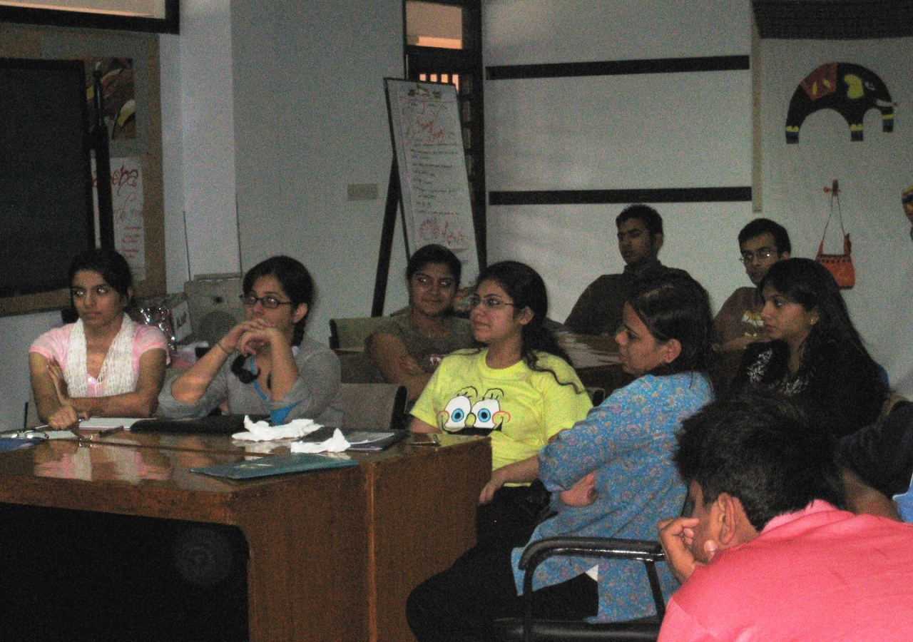 Participants listening attentively during a workshop session  