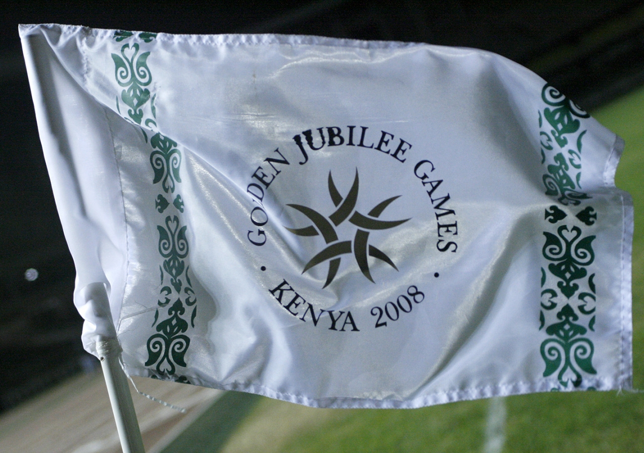 The Golden Jubilee Games flag.