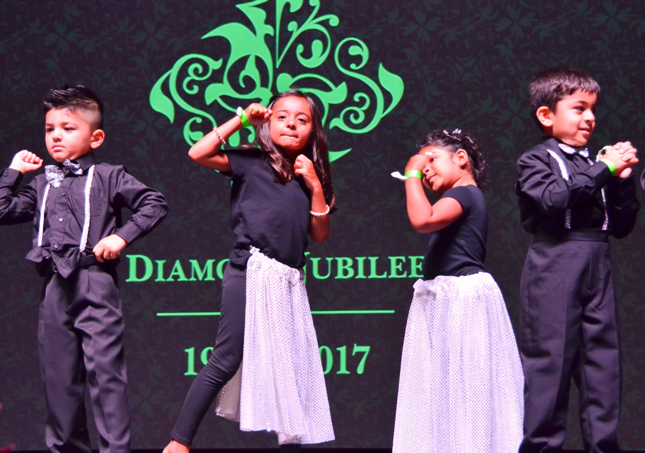The youth dance group perform &quot;Dream, Believe, and Reach the Sky&quot; from the 2016 Jubilee Games at the Diamond Jubilee Celebration in Dallas, TX on July 11, 2017.
