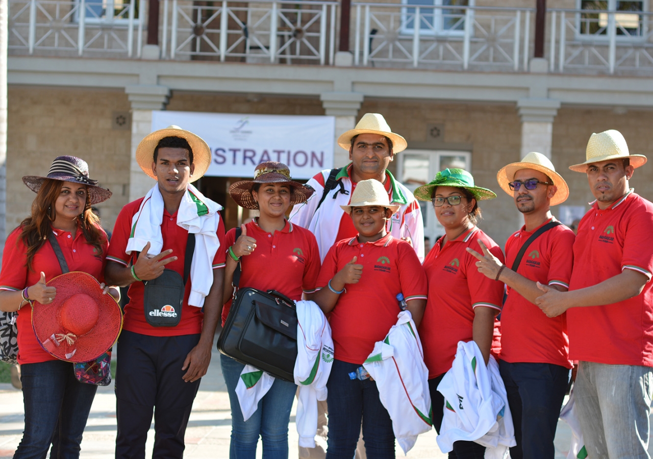 Ismailis from the Malagasy Republic arrive in Mombasa for the Africa-wide Unity Games, which will run from 13 - 16 April 2017. Ismaili Council for Kenya