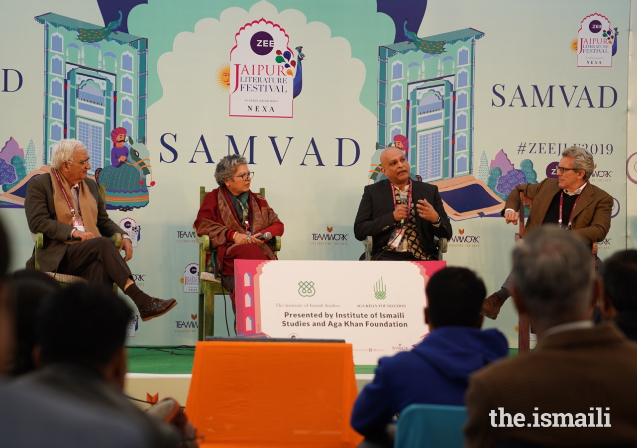 The Institute of Ismaili Studies and the Aga Khan Foundation UK hosted a panel at the Jaipur Literature Festival entitled Islam: Multiple Histories.