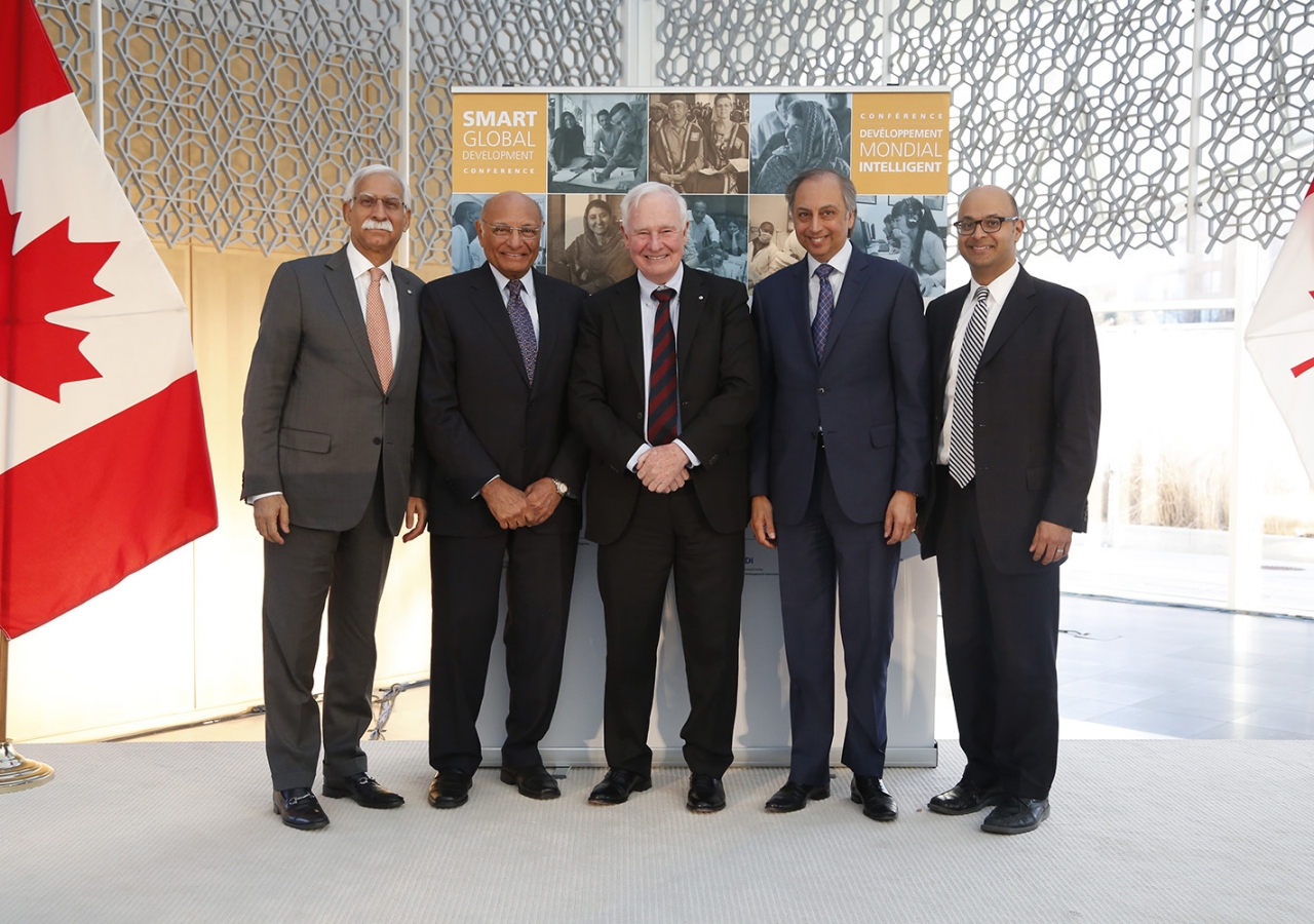 The Governor General of Canada together with leaders representing the Aga Khan Development Network at the Delegation of the Ismaili Imamat in Ottawa. AKFC / Patrick Doyle