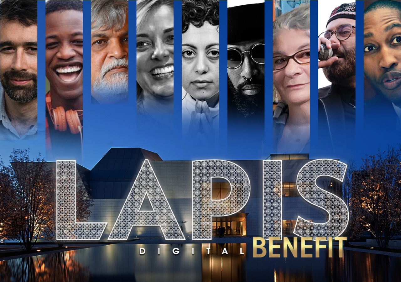 This year, the Lapis Benefit will be a free-to-attend online celebration aiming to reconnect and reinvigorate communities through the arts.
