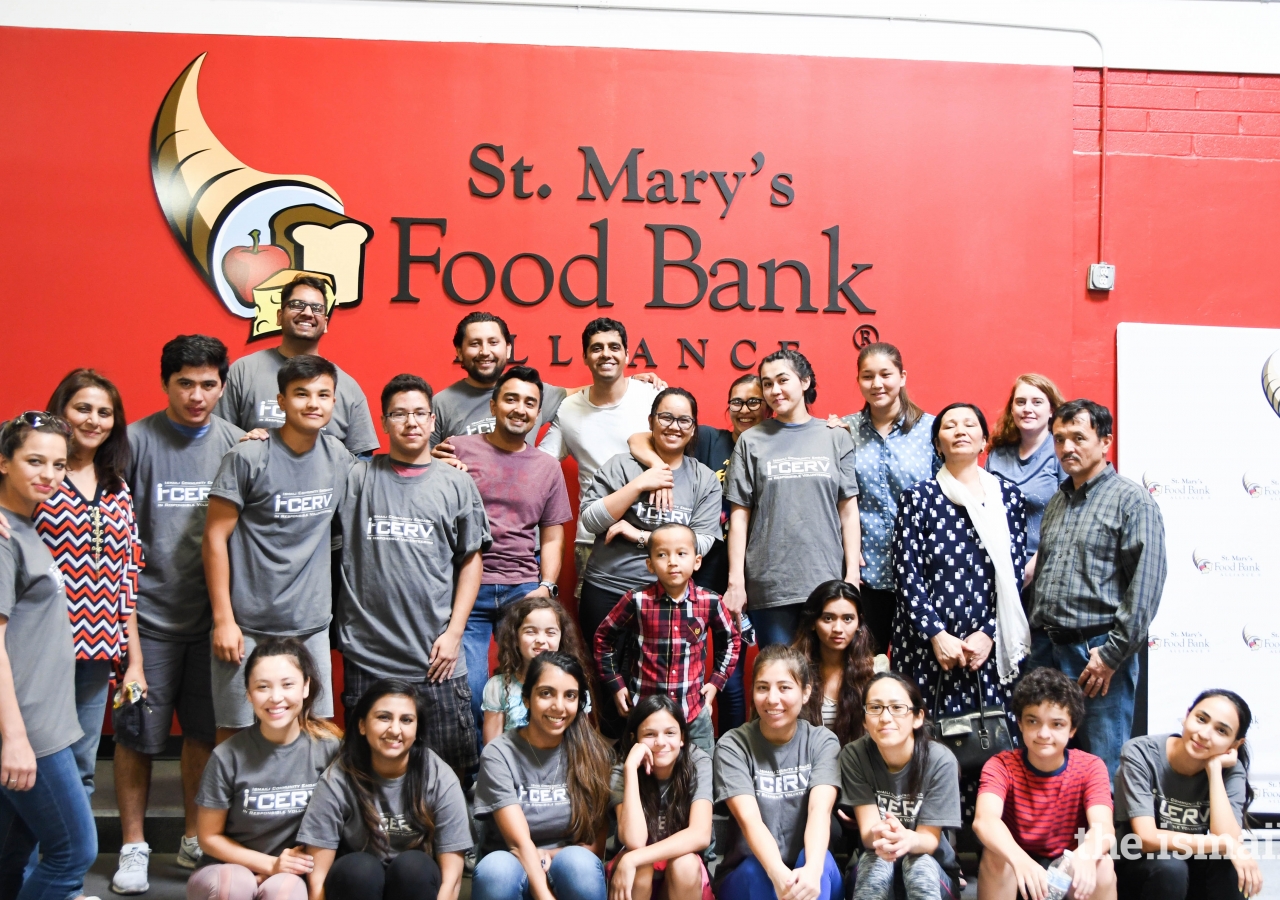 I-CERV volunteers at St. Mary’s Food Bank, Phoenix, Arizona.