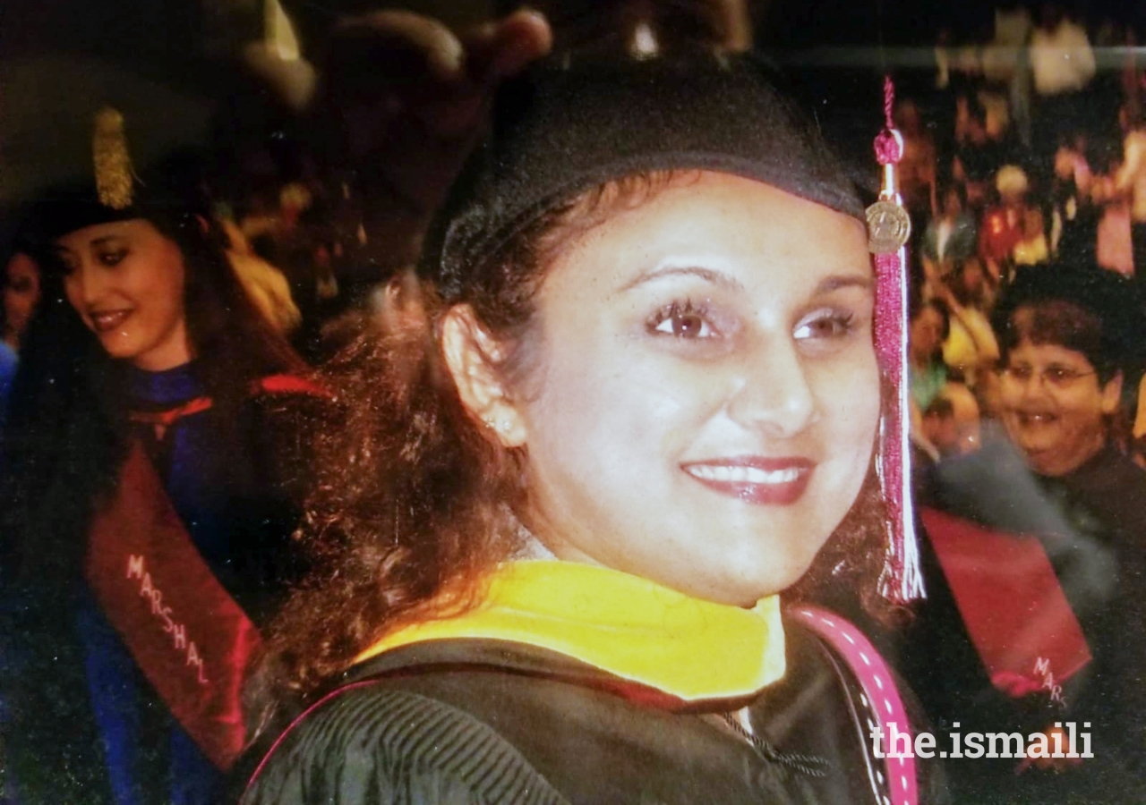 Nadia Esani graduating.