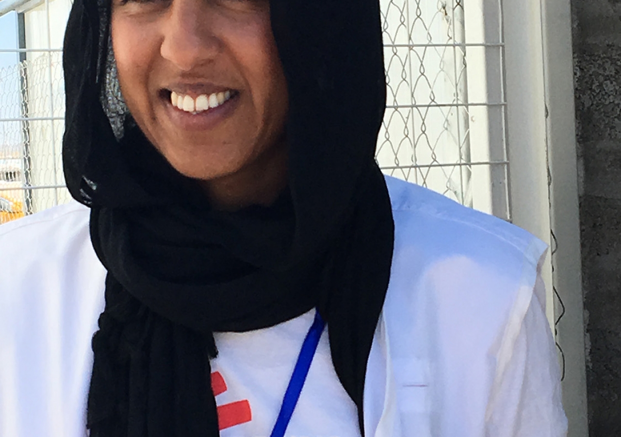 Doctor Nina Rajani worked for Medecins Sans Frontieres in Iraq and Jordan 