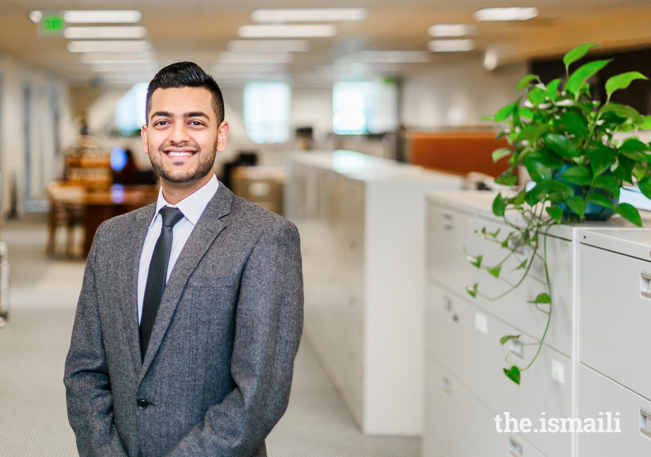 Riaz Jiwani, who received college financial assistance through the Aga Khan Education Board’s Education and Financial Aid Scholarship program (EFAS). 