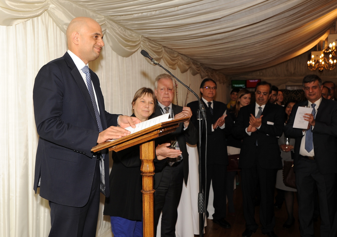 The Rt Hon Sajid Javid MP commended the work of the Ismaili community in his keynote address at the Navroz parliamentary gathering. Riaz Kassam