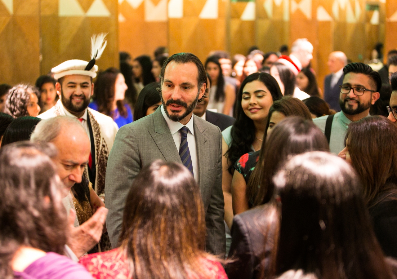 Prince Rahim meets with current graduate students of the Institute of Ismaili Studies