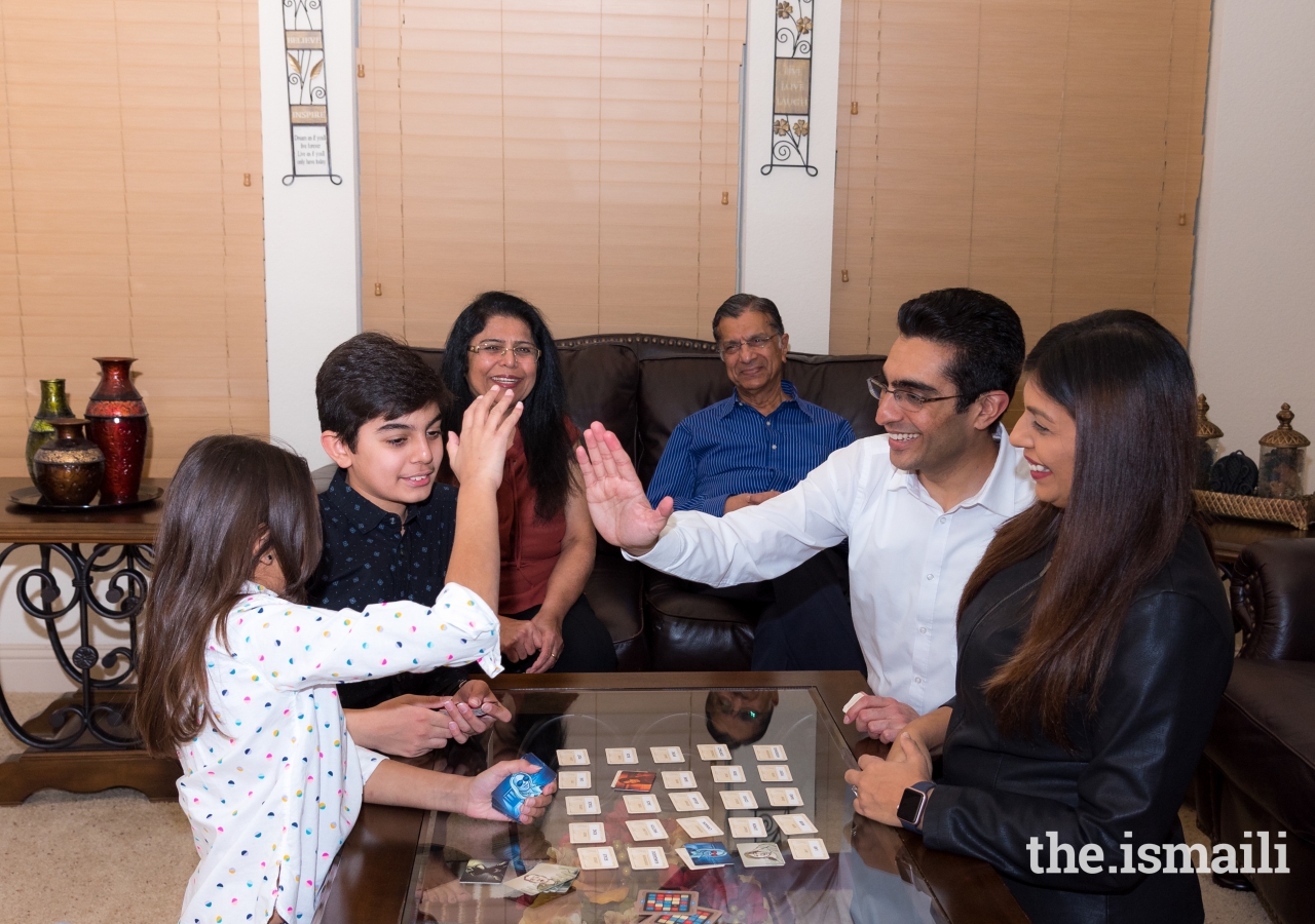 Salman Bhojani enjoying time with his family.