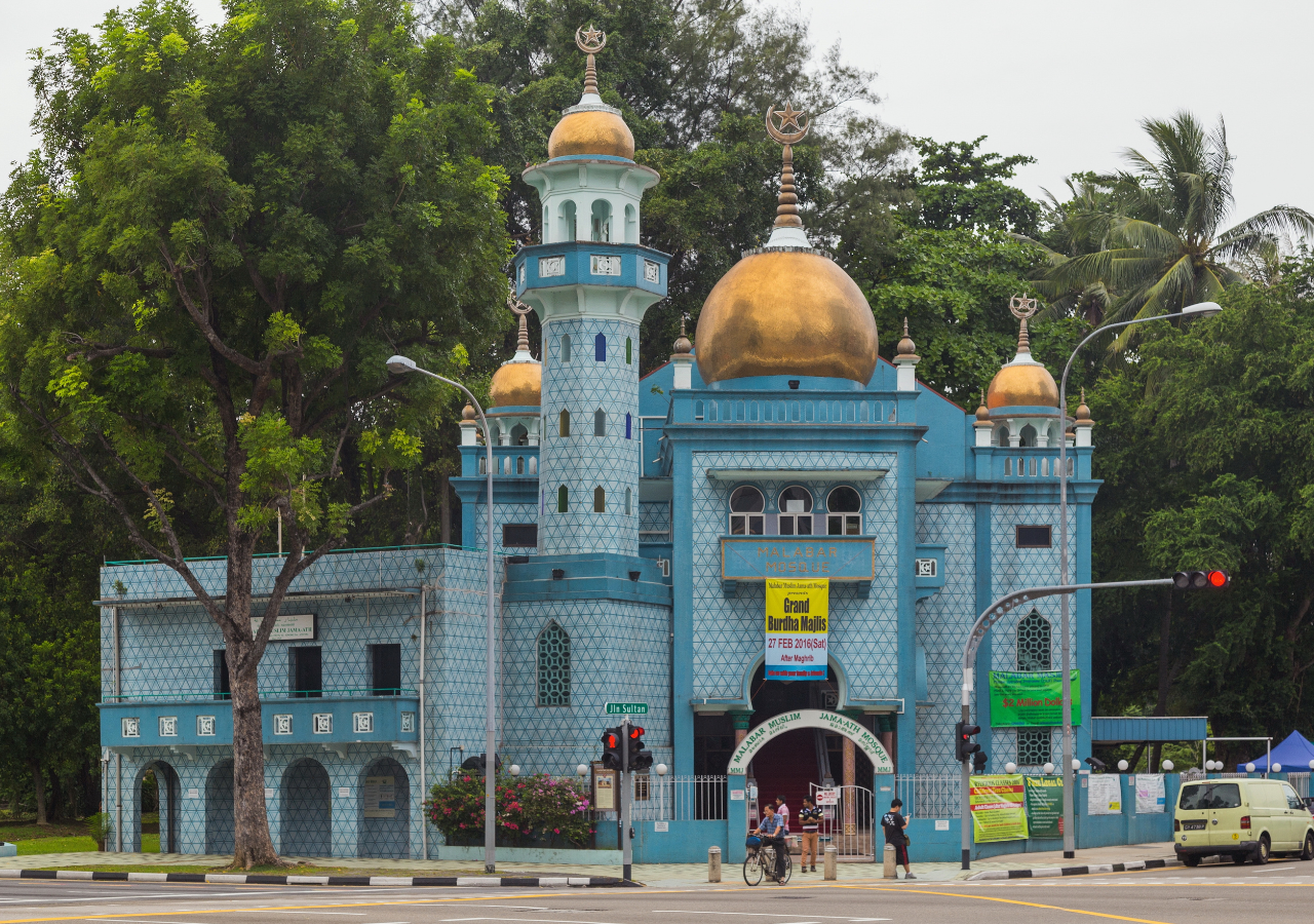Masjid Malabar, also known as Golden Dome Mosque, is Singapore's only Malabar Muslim mosque.
