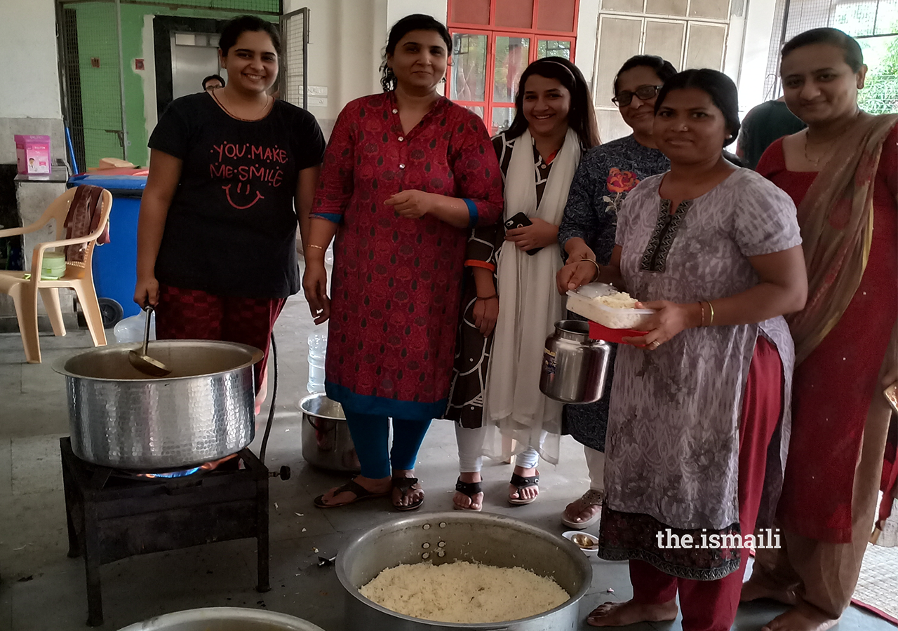WAP Ladies (Pait Puja) cooking during Aashayein program