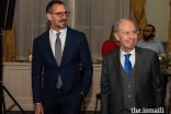 Prince Rahim and Dr Farhad Daftary at a special event in London to honour the contributions of Dr Daftary to The Institute of Ismaili Studies.