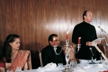 His Highness the Aga Khan speaking at the Silver Jubilee dinner in New Delhi, India, 14 January 1983.