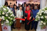 Princess Zahra and the First Lady of Zanzibar, Her Excellency Maryam Mwinyi, cut a ribbon to inaugurate the Aga Khan Polyclinic in Stone Town, Zanzibar.