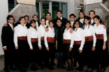 The Canadian Ismaili Muslim Youth Choir pose for a photograph following their Ottawa performance in August 2008. 