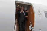 Mawlana Hazar Imam waves as he prepares to depart Canada, completing his Golden Jubilee visit to the country.  