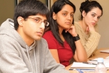 GPISH students listen during a course lecture at The Institute of Ismaili Studies. 