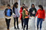 Razakar volunteers have collected trash and thousands of plastic bottles from areas close to UCA's campus, the Naryn river, and the local botanic garden.