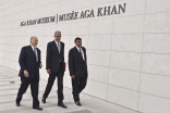 Mawlana Hazar Imam arrives at the Aga Khan Museum to meet with the Board of Directors. Gary Otte
