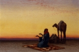 "Arab at Prayer" by Charles Théodore Frère (1860) - Photo: The Walters Art Museum