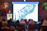 Aga Khan Museum Director and CEO Henry Kim addresses a gathering at the Ismaili Centre, Dubai. Courtesy of the Ismaili Council for the UAE