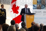 His Excellency David Johnston, Governor General of Canada delivers the opening keynote at the Smart Global Development conference held at the Delegation of the Ismaili Imamat in Ottawa. AKFC / Patrick Doyle
