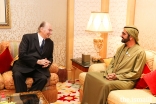 Mawlana Hazar Imam in conversation with His Highness Sheikh Mohammed bin Rashid Al Maktoum, the Vice President, Prime Minister and Ruler of Dubai.