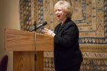 Former Canadian Prime Minister Kim Campbell delivers an Ismaili Centre Lecture in Vancouver. Azim Verjee
