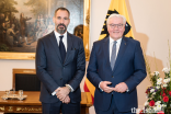 Prince Rahim and His Excellency Dr Frank-Walter Steinmeier, President of the Federal Republic of Germany.