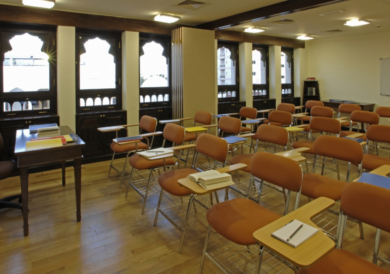 A space for learning in the Ismaili Centre, Dubai.