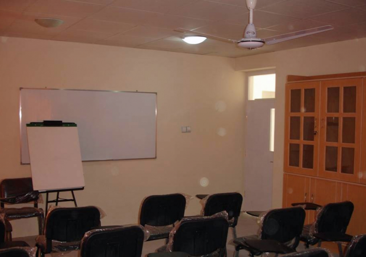A classroom at Chamandi Jamatkhana.