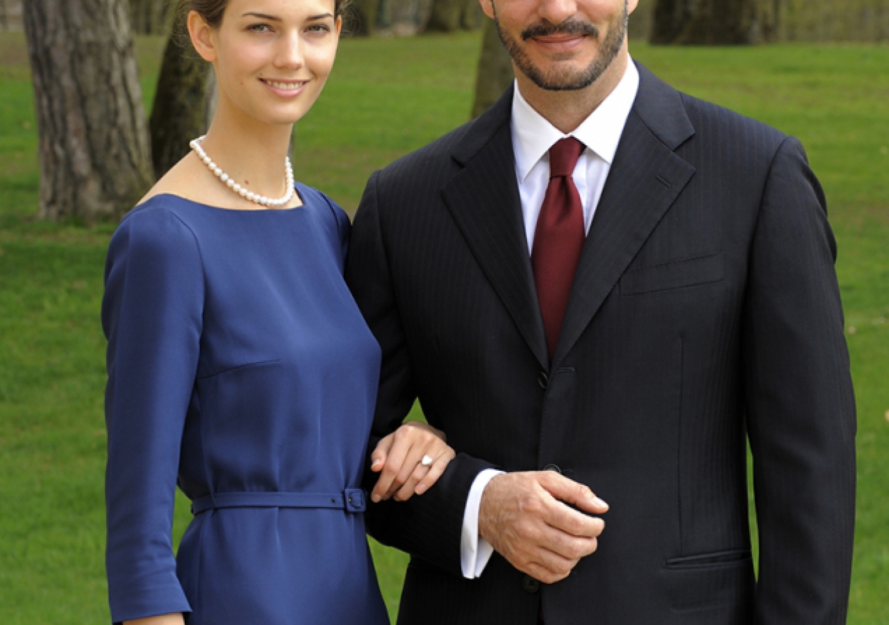 Prince Rahim and Ms Kendra Spears.