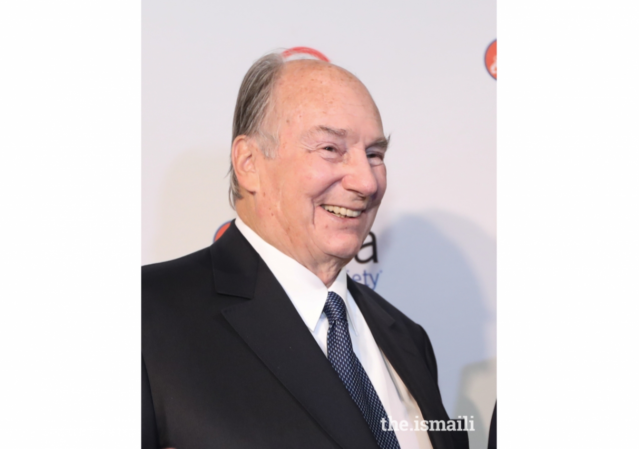Mawlana Hazar Imam after receiving his Asia Game Changer Lifetime Achievement Award from Asia Society.
