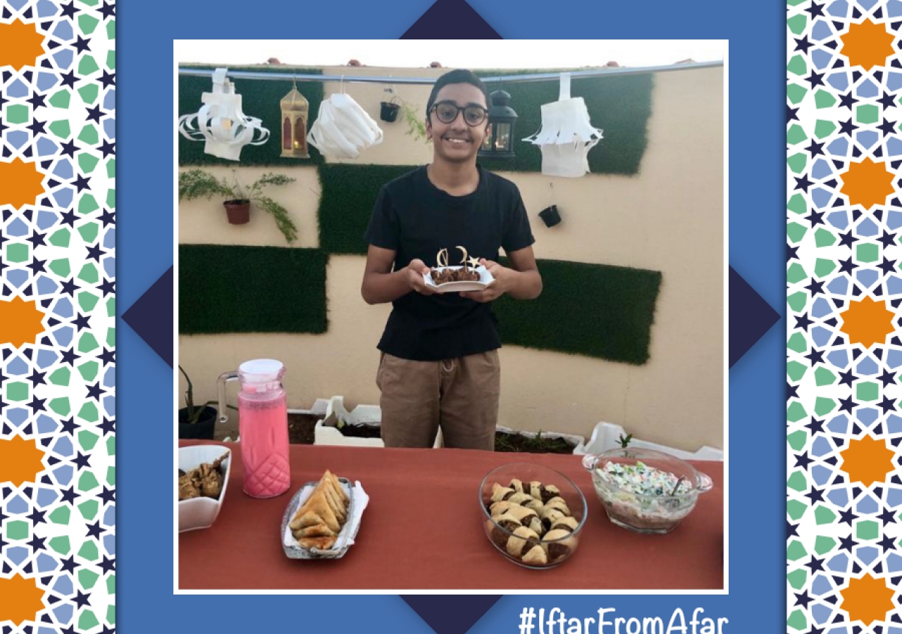 The #IftarFromAfar initiative celebrates the tradition of sharing meals with loved ones during the holy month of Ramadan. Although physically distant, the youth of our community showcase how their spirit of unity remains unshaken.